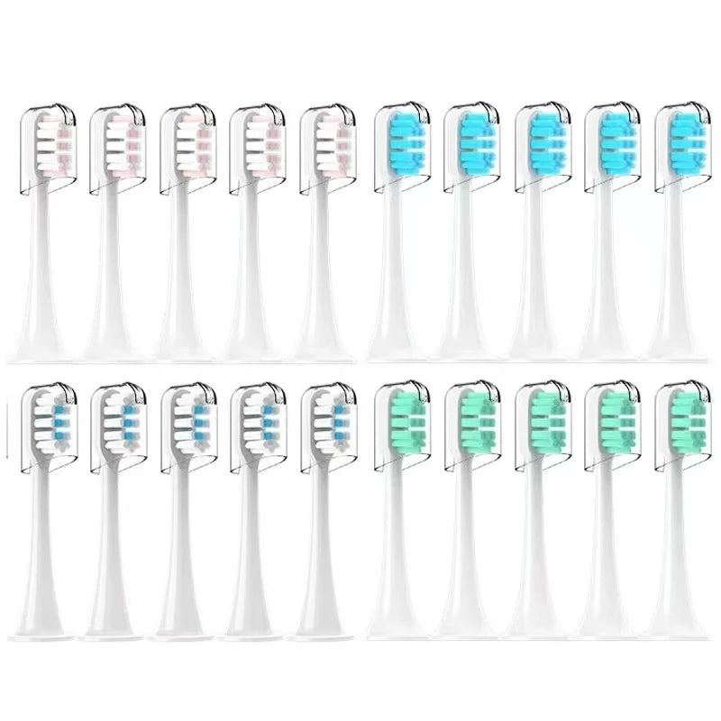 Replacement Brush Heads For xiaomi Mijia T300/T500/T700 Sonic Electric Toothbrush Soft Bristle Nozzles with Caps Sealed Package