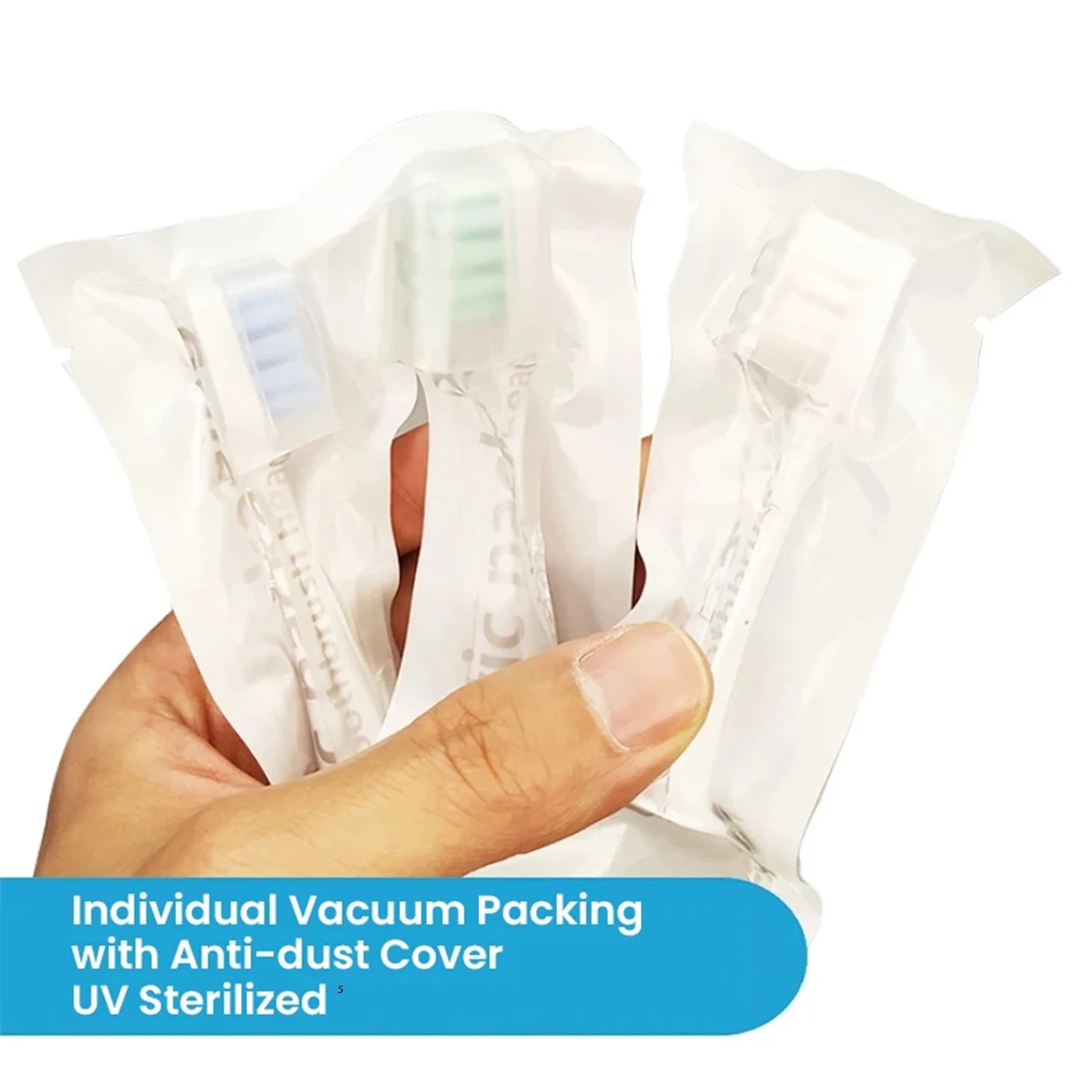 Replacement Brush Heads For xiaomi Mijia T300/T500/T700 Sonic Electric Toothbrush Soft Bristle Nozzles with Caps Sealed Package